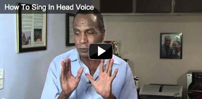 Singing teacher explains how to sing in head voice